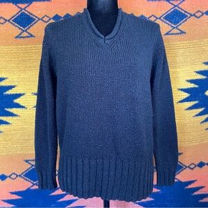 Y2K Carolyn Taylor Black Knit Sweater. Acrylic/Poly blend. Small/Medium.